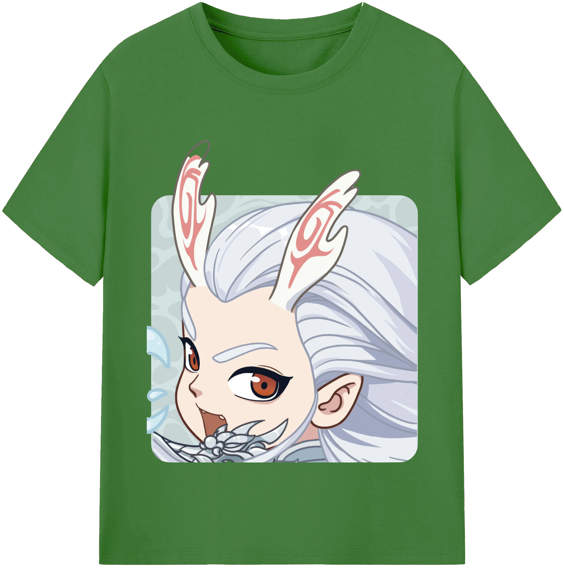 （画像用） Ne Zha 2 ナタ 魔童の大暴れ レディースカジュアルプリントTシャツ（綿100％）